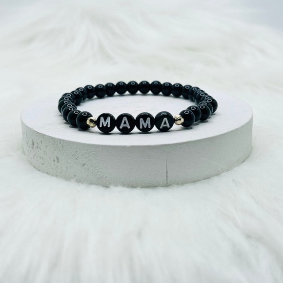 Mama Natural Stone beaded Bracelet - Picture 1 of 5